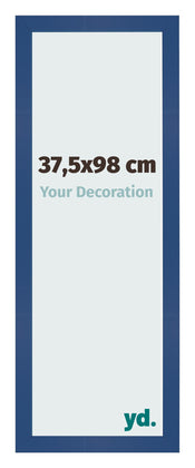 Fotokader 37 5x98 cm Donkerblauw MDF Bologna Voorzijde Maat | Yourdecoration.be