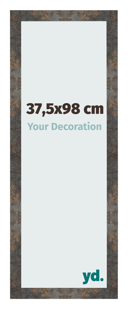 Fotokader 37 5x98 cm Geoxideerd Metaal MDF Bologna Voorzijde Maat | Yourdecoration.be