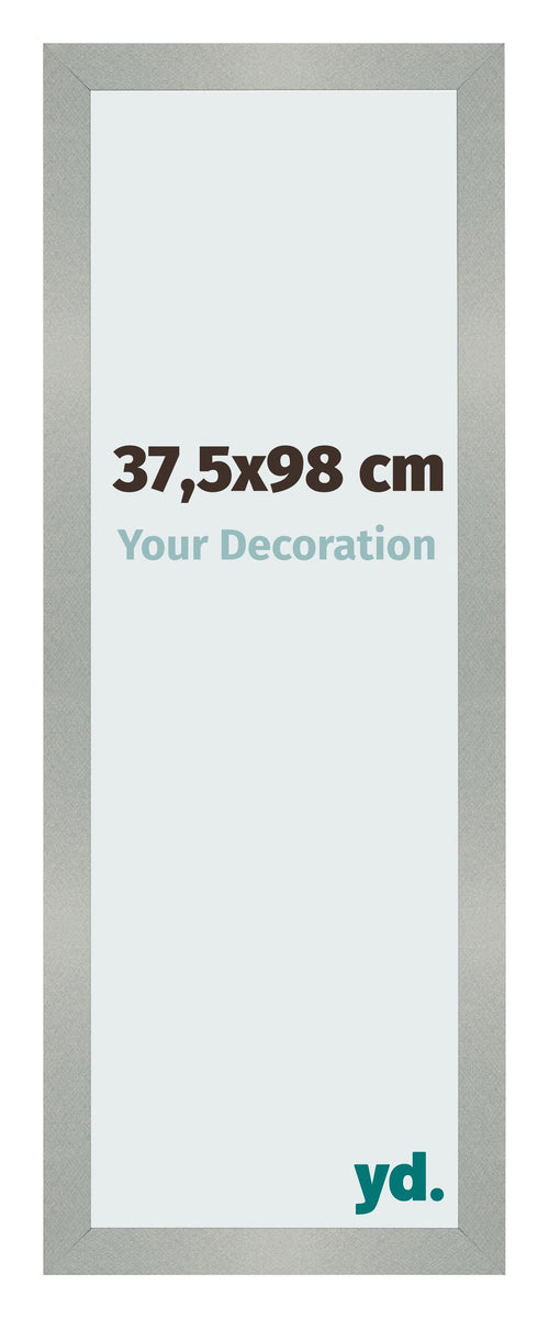Fotokader 37 5x98cm Aluminium Geborsteld MDF Bologna Voorzijde Maat | Yourdecoration.be