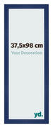 Fotokader 37 5x98cm Donkerblauw Geveegd MDF Bologna Voorzijde Maat | Yourdecoration.be