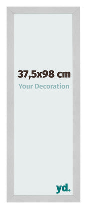 Fotokader 37 5x98cm Edelstaal MDF Bologna Voorzijde Maat | Yourdecoration.be