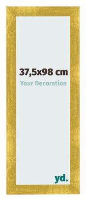 Fotokader 37 5x98cm Goud Vintage MDF Pisa Voorzijde Maat | Yourdecoration.be
