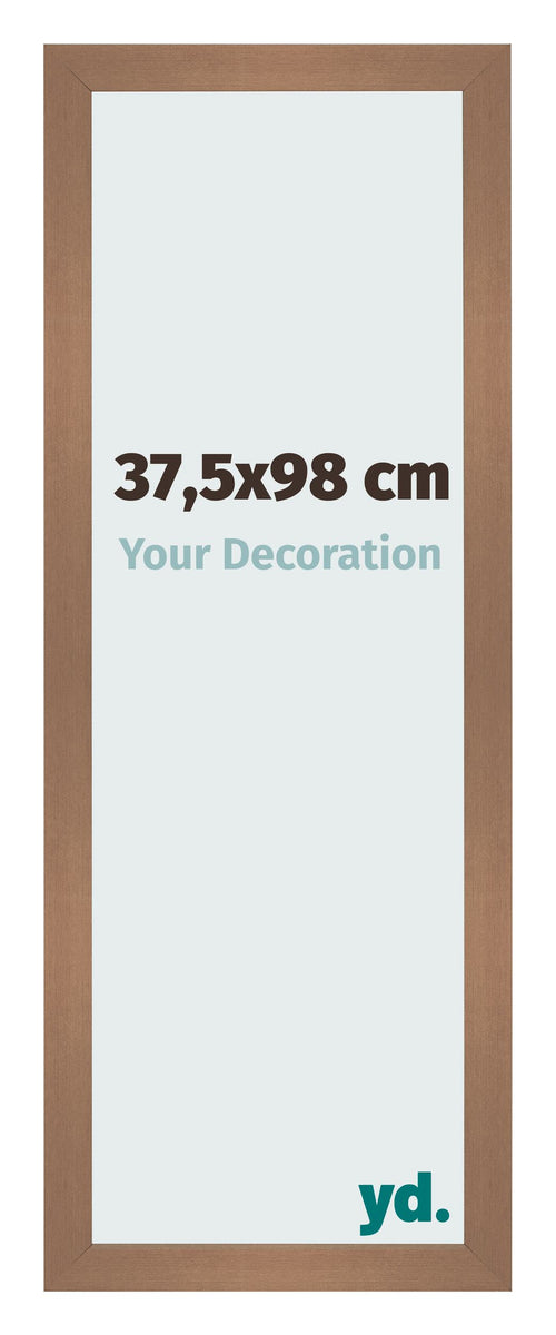 Fotokader 37 5x98cm Koper Decor MDF Bologna Voorzijde Maat | Yourdecoration.be