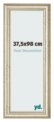 Fotokader 37 5x98cm Metaalglans MDF Lazio Voorzijde Maat | Yourdecoration.be