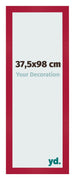 Fotokader 37 5x98cm Rood MDF Bologna Voorzijde Maat | Yourdecoration.be