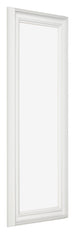Fotokader 37 5x98cm Wit Geveegd MDF Lazio Voorzijde Schuin | Yourdecoration.be