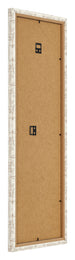 Fotokader 37 5x98cm Wit Vintage MDF Bologna Achterzijde Schuin | Yourdecoration.be