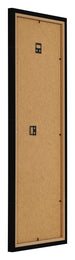 Fotokader 37 5x98cm Zwart Hoogglans MDF Bologna Achterzijde Schuin | Yourdecoration.be
