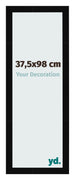 Fotokader 37 5x98cm Zwart Hoogglans MDF Bologna Voorzijde Maat | Yourdecoration.be