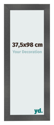 Fotokader 37 5x98cm Zwart Mat MDF Pisa Voorzijde Maat | Yourdecoration.be
