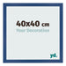 Fotokader 40x40 cm Donkerblauw MDF Bologna Voorzijde Maat | Yourdecoration.be