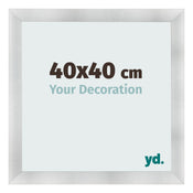 Fotokader 40x40cm Aluminium Geborsteld MDF Pisa Voorzijde Maat | Yourdecoration.be