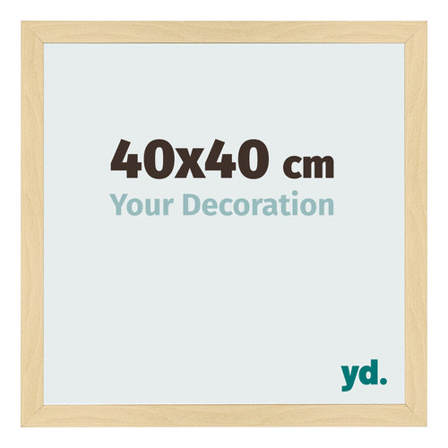 Fotokader 40x40cm Beuken Decor MDF Bologna Voorzijde Maat | Yourdecoration.be
