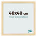 Fotokader 40x40cm Beuken Decor MDF Bologna Voorzijde Maat | Yourdecoration.be