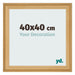 Fotokader 40x40cm Dennen Houtnerf MDF Lazio Voorzijde Maat | Yourdecoration.be