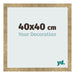 Fotokader 40x40cm Goud Antiek MDF Bologna Voorzijde Maat | Yourdecoration.be