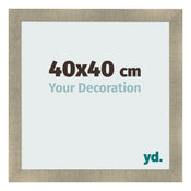 Fotokader 40x40cm Goud Antiek MDF Pisa Voorzijde Maat | Yourdecoration.be