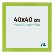 Fotokader 40x40cm Groen MDF Pisa Voorzijde Maat | Yourdecoration.be