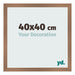 Fotokader 40x40cm Koper Decor MDF Bologna Voorzijde Maat | Yourdecoration.be