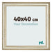 Fotokader 40x40cm Metaalglans MDF Lazio Voorzijde Maat | Yourdecoration.be
