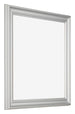 Fotokader 40x40cm Zilver Mat MDF Lazio Voorzijde Schuin | Yourdecoration.be