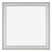 Fotokader 40x40cm Zilver Mat MDF Lazio Voorzijde | Yourdecoration.be