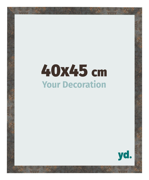 Fotokader 40x45 cm Geoxideerd Metaal MDF Bologna Voorzijde Maat | Yourdecoration.be