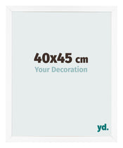 Fotokader 40x45 cm Wit Mat MDF Bologna Voorzijde Maat | Yourdecoration.be