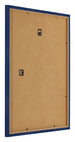 Fotokader 40x45cm Donkerblauw Geveegd MDF Bologna Achterzijde Schuin | Yourdecoration.be