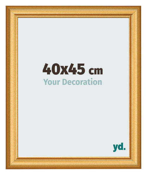 Fotokader 40x45cm Goud Mat MDF Lazio Voorzijde Maat | Yourdecoration.be