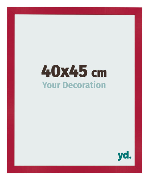 Fotokader 40x45cm Rood MDF Bologna Voorzijde Maat | Yourdecoration.be