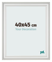 Fotokader 40x45cm Wit Geveegd MDF Lazio Voorzijde Maat | Yourdecoration.be