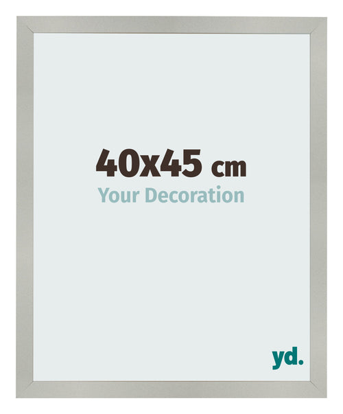 Fotokader 40x45cm Zilver Mat MDF Bologna Voorzijde Maat | Yourdecoration.be