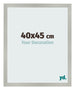 Fotokader 40x45cm Zilver Mat MDF Bologna Voorzijde Maat | Yourdecoration.be