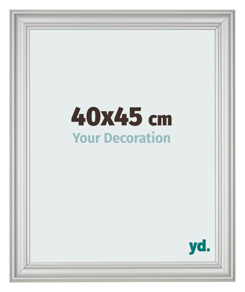 Fotokader 40x45cm Zilver Mat MDF Lazio Voorzijde Maat | Yourdecoration.be