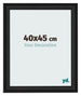 Fotokader 40x45cm Zwart Houtnerf MDF Lazio Voorzijde Maat | Yourdecoration.be