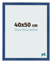 Fotokader 40x50 cm Donkerblauw MDF Bologna Voorzijde Maat | Yourdecoration.be