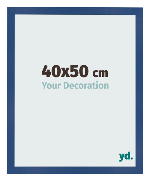 Fotokader 40x50 cm Donkerblauw MDF Bologna Voorzijde Maat | Yourdecoration.be