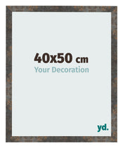 Fotokader 40x50 cm Geoxideerd Metaal MDF Bologna Voorzijde Maat | Yourdecoration.be