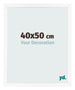 Fotokader 40x50 cm Wit Mat MDF Bologna Voorzijde Maat | Yourdecoration.be