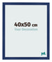Fotokader 40x50cm Donkerblauw Geveegd MDF Bologna Voorzijde Maat | Yourdecoration.be