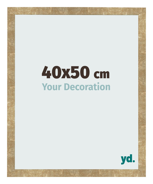 Fotokader 40x50cm Goud Antiek MDF Bologna Voorzijde Maat | Yourdecoration.be