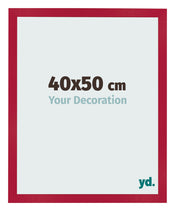 Fotokader 40x50cm Rood MDF Bologna Voorzijde Maat | Yourdecoration.be