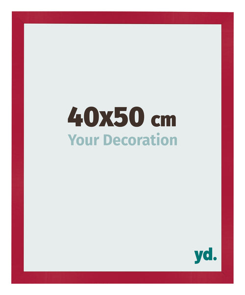 Fotokader 40x50cm Rood MDF Bologna Voorzijde Maat | Yourdecoration.be