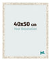 Fotokader 40x50cm Wit Vintage MDF Bologna Voorzijde Maat | Yourdecoration.be