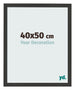 Fotokader 40x50cm Zwart Houtnerf MDF Bologna Voorzijde Maat | Yourdecoration.be