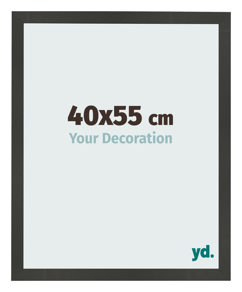 Fotokader 40x55cm Antraciet MDF Bologna Voorzijde Maat | Yourdecoration.be