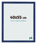 Fotokader 40x55cm Donkerblauw Geveegd MDF Bologna Voorzijde Maat | Yourdecoration.be