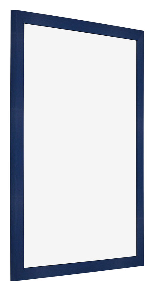 Fotokader 40x55cm Donkerblauw Geveegd MDF Bologna Voorzijde Schuin | Yourdecoration.be