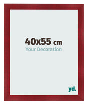 Fotokader 40x55cm Wijnrood Geveegd MDF Pisa Voorzijde Maat | Yourdecoration.be